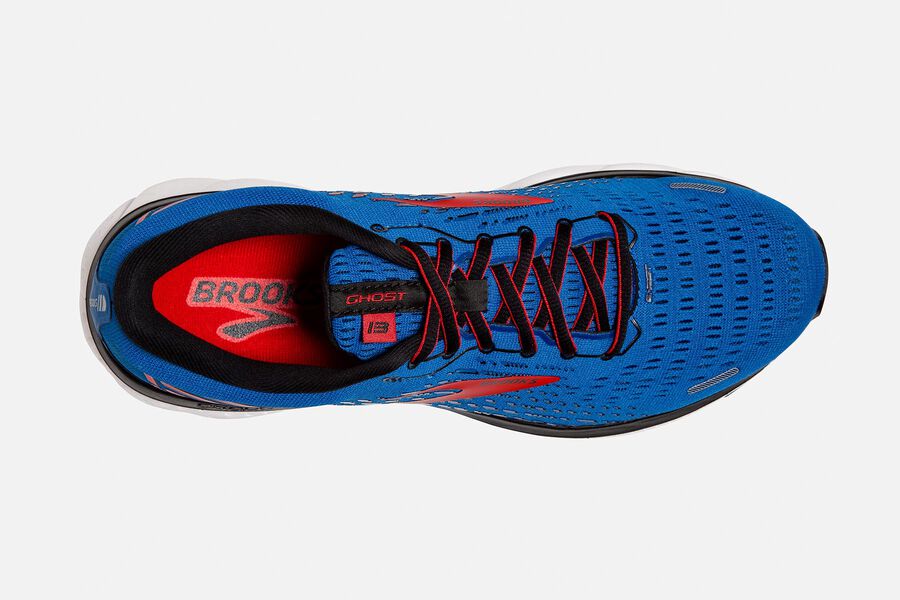 Brooks Ghost 13 Road Running Shoes - Mens - Blue/Red/White - TM6147903